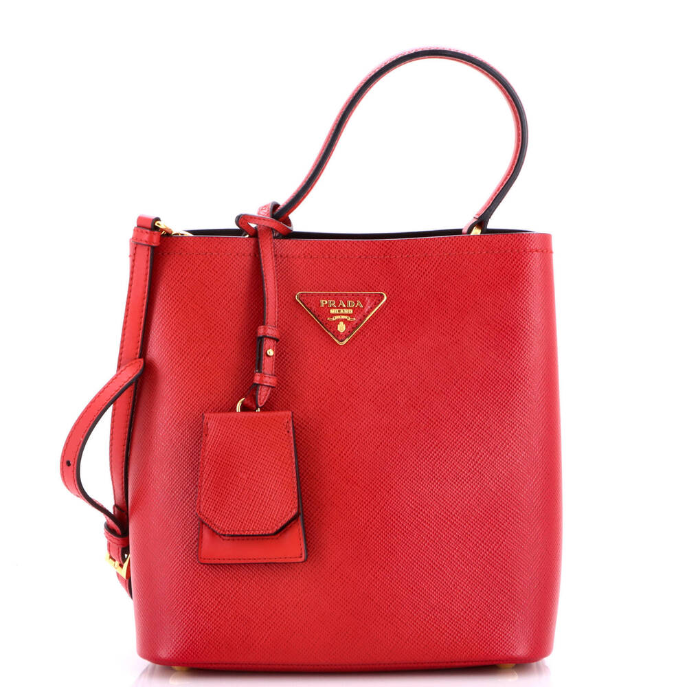 Prada Medium Panier Bucket Bag Saffiano Leather